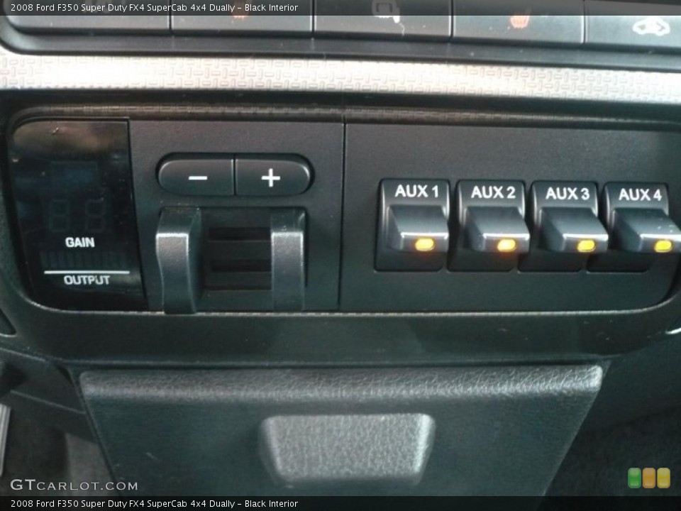 Black Interior Controls for the 2008 Ford F350 Super Duty FX4 SuperCab 4x4 Dually #41133947