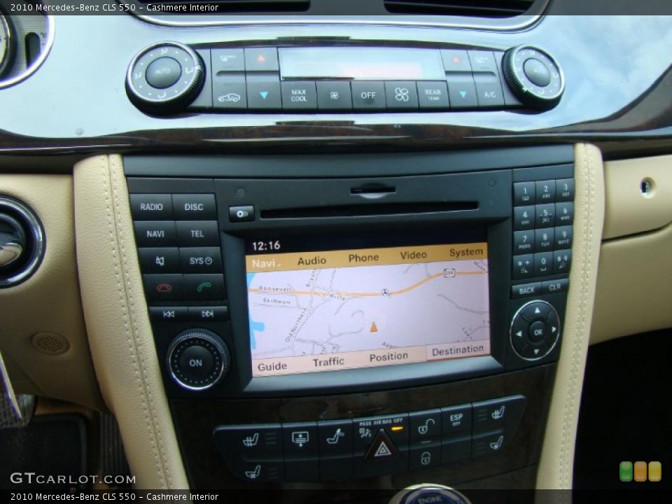 Cashmere Interior Navigation for the 2010 Mercedes-Benz CLS 550 #41134235