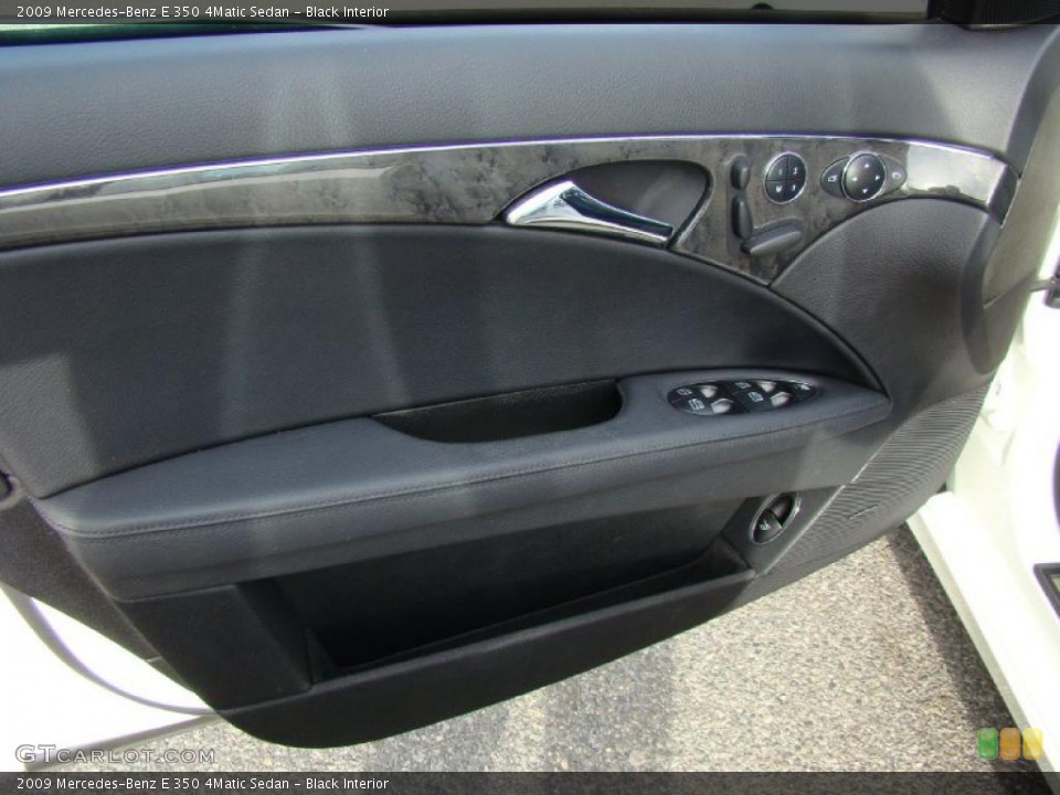Black Interior Door Panel for the 2009 Mercedes-Benz E 350 4Matic Sedan #41134395