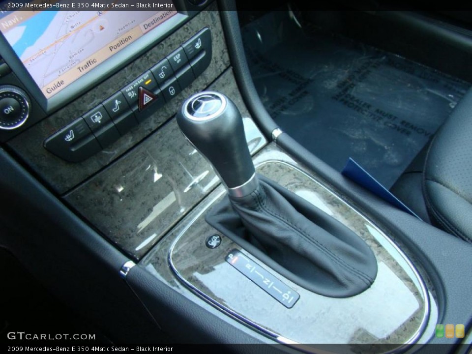 Black Interior Transmission for the 2009 Mercedes-Benz E 350 4Matic Sedan #41134507