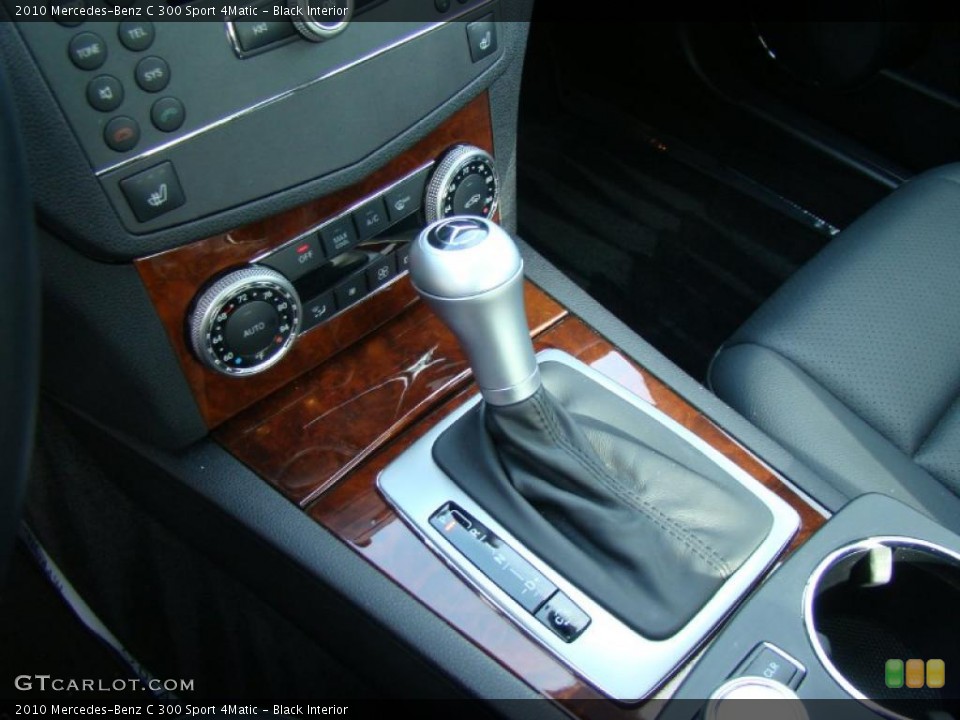 Black Interior Transmission for the 2010 Mercedes-Benz C 300 Sport 4Matic #41134759