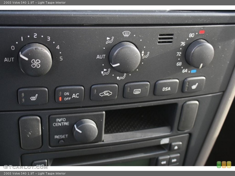 Light Taupe Interior Controls for the 2003 Volvo S40 1.9T #41135131