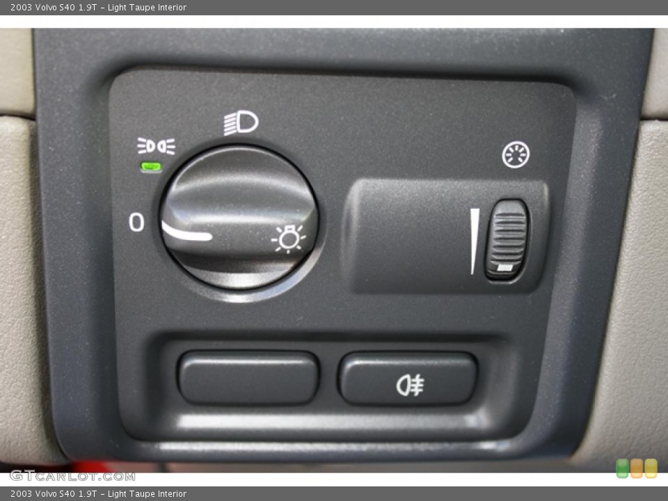 Light Taupe Interior Controls for the 2003 Volvo S40 1.9T #41135199