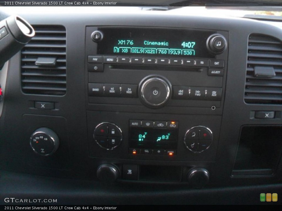 Ebony Interior Controls for the 2011 Chevrolet Silverado 1500 LT Crew Cab 4x4 #41135241