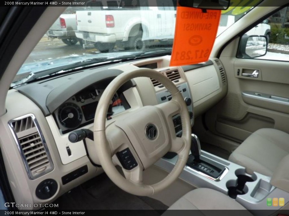 Stone Interior Prime Interior for the 2008 Mercury Mariner I4 4WD #41135431