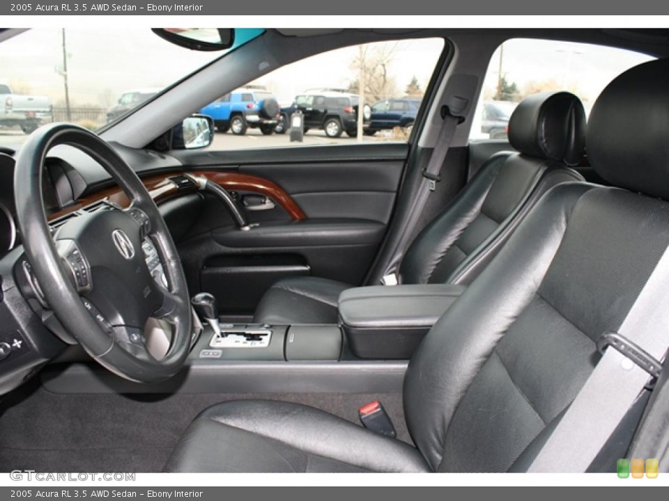 Ebony Interior Photo for the 2005 Acura RL 3.5 AWD Sedan #41135479