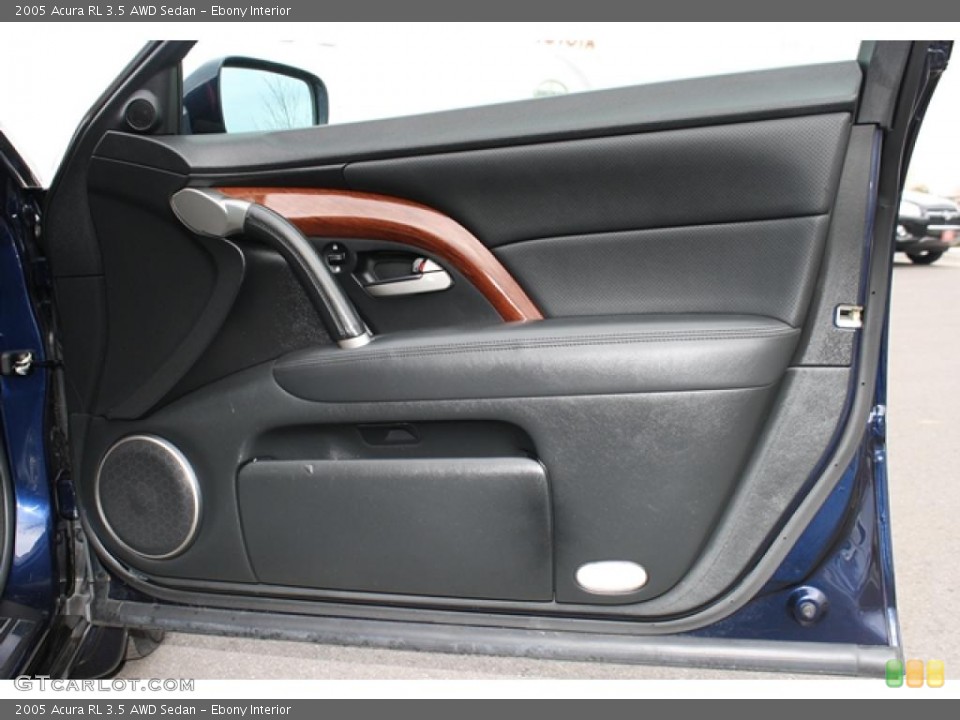 Ebony Interior Door Panel for the 2005 Acura RL 3.5 AWD Sedan #41135579