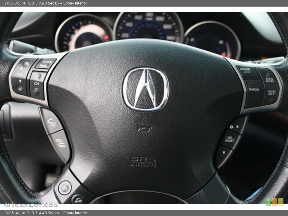 Ebony Interior Controls for the 2005 Acura RL 3.5 AWD Sedan #41135599