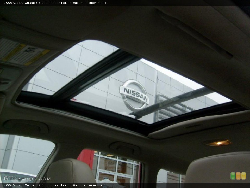 Taupe Interior Sunroof for the 2006 Subaru Outback 3.0 R L.L.Bean Edition Wagon #41136159