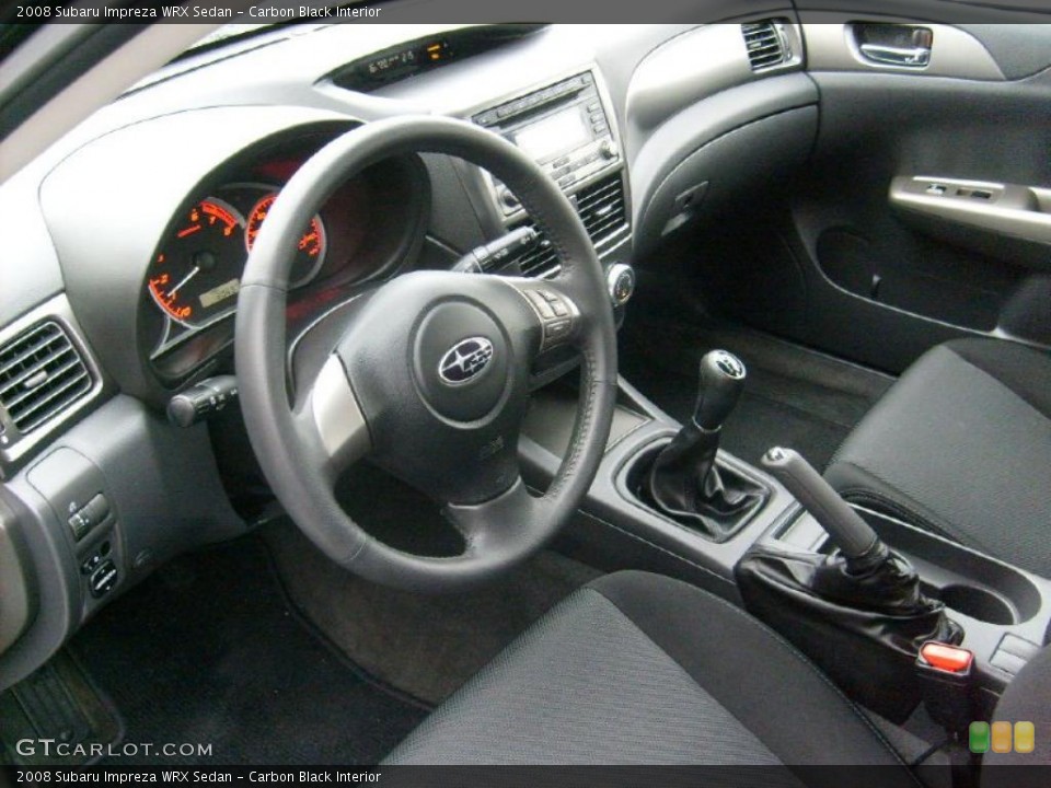 Carbon Black Interior Prime Interior for the 2008 Subaru Impreza WRX Sedan #41136999