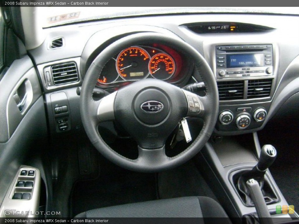 Carbon Black Interior Photo for the 2008 Subaru Impreza WRX Sedan #41137031