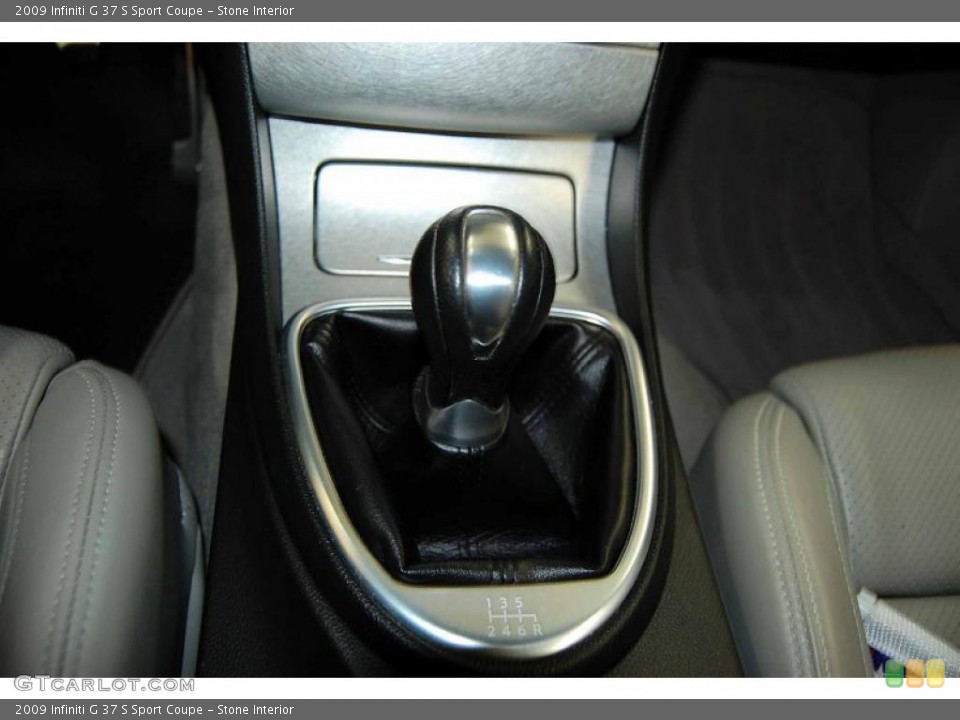Stone Interior Transmission for the 2009 Infiniti G 37 S Sport Coupe #41137275