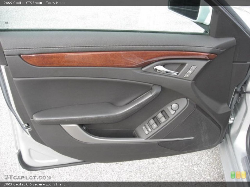 Ebony Interior Door Panel for the 2009 Cadillac CTS Sedan #41138815