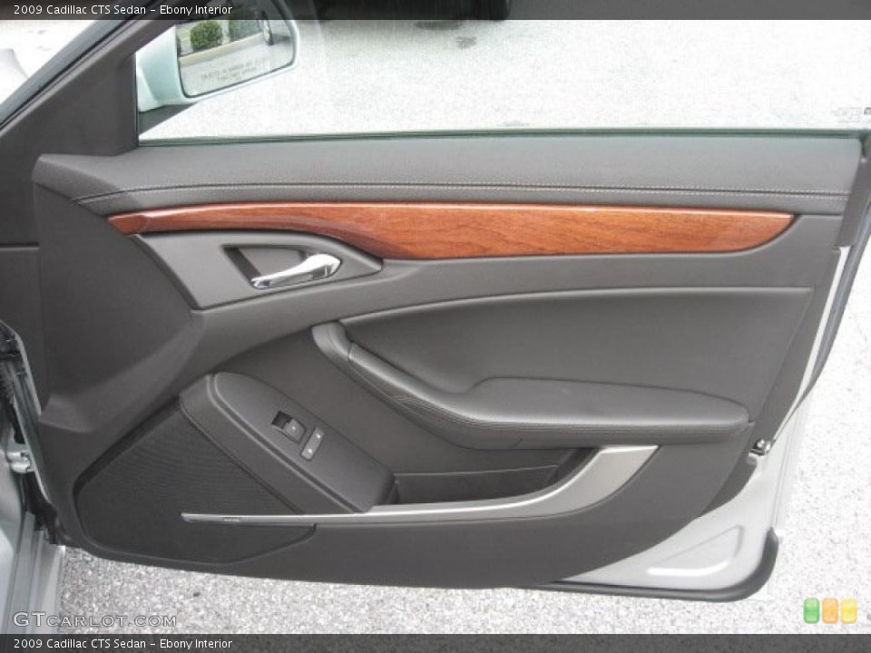 Ebony Interior Door Panel for the 2009 Cadillac CTS Sedan #41138831