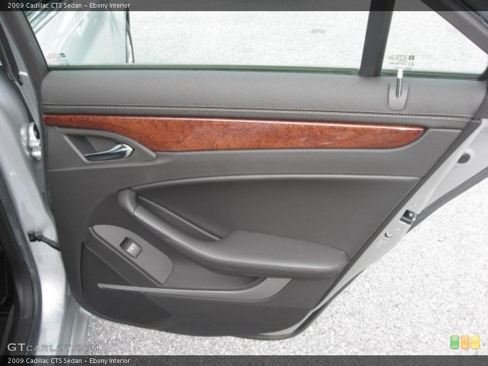 Ebony Interior Door Panel for the 2009 Cadillac CTS Sedan #41138847
