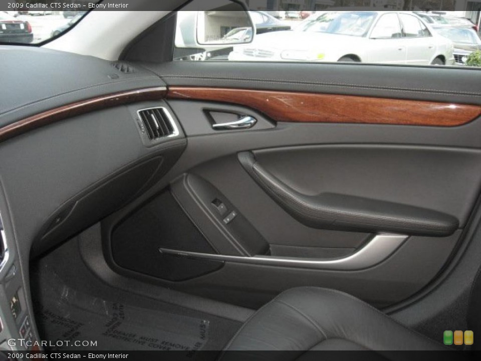 Ebony Interior Door Panel for the 2009 Cadillac CTS Sedan #41139135