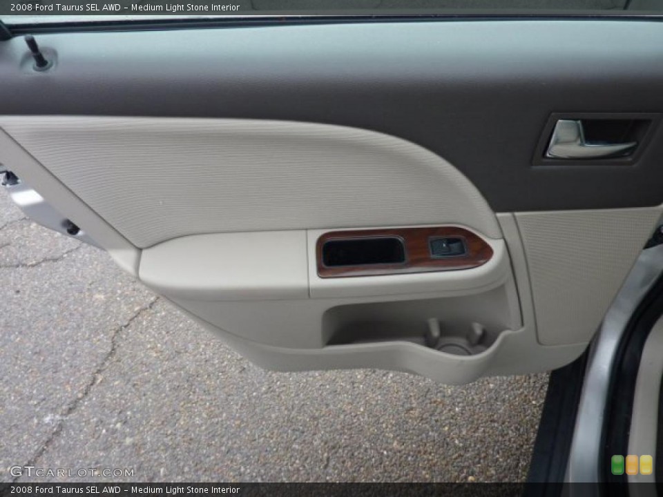 Medium Light Stone Interior Door Panel for the 2008 Ford Taurus SEL AWD #41140187