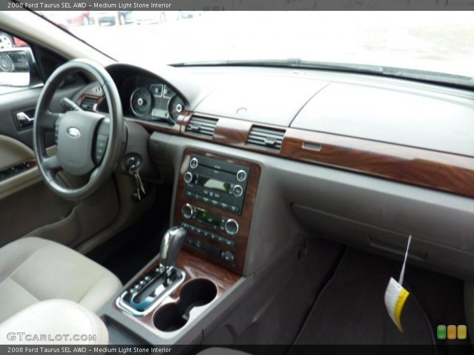 Medium Light Stone Interior Dashboard for the 2008 Ford Taurus SEL AWD #41140239