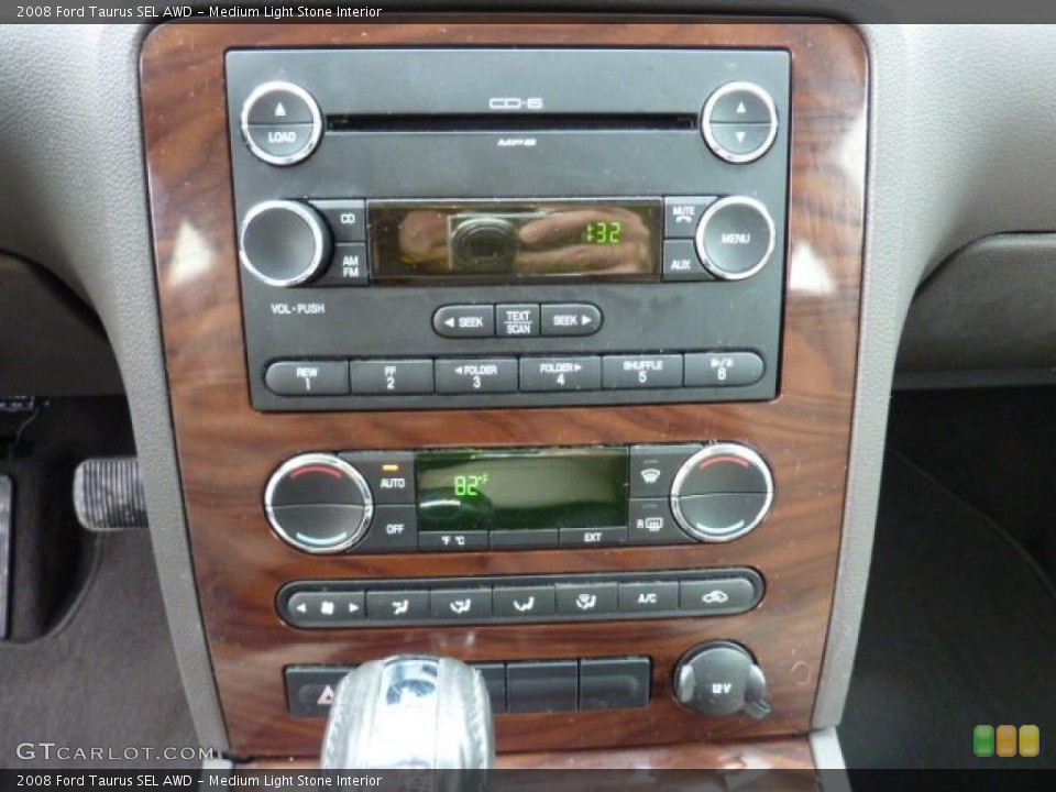Medium Light Stone Interior Controls for the 2008 Ford Taurus SEL AWD #41140255
