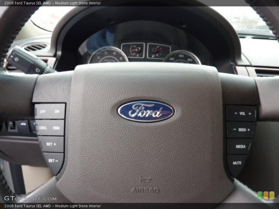 Medium Light Stone Interior Controls for the 2008 Ford Taurus SEL AWD #41140271