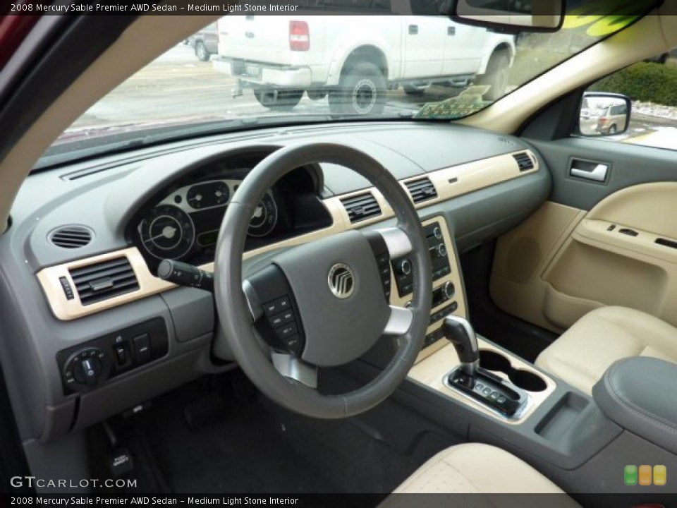 Medium Light Stone Interior Photo for the 2008 Mercury Sable Premier AWD Sedan #41140451