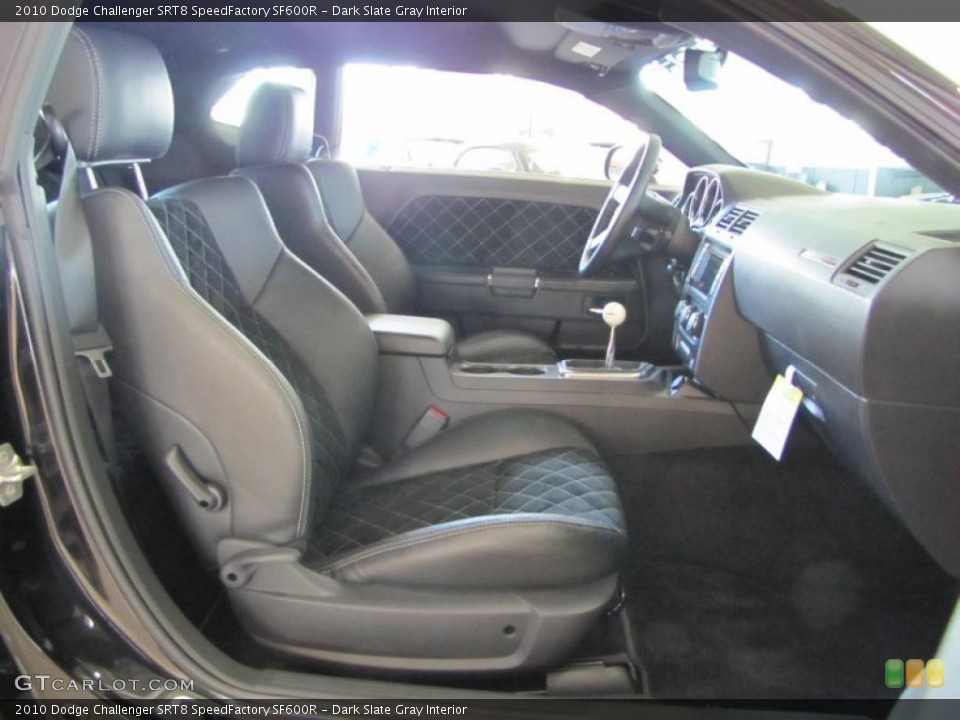 Dark Slate Gray Interior Photo for the 2010 Dodge Challenger SRT8 SpeedFactory SF600R #41140707
