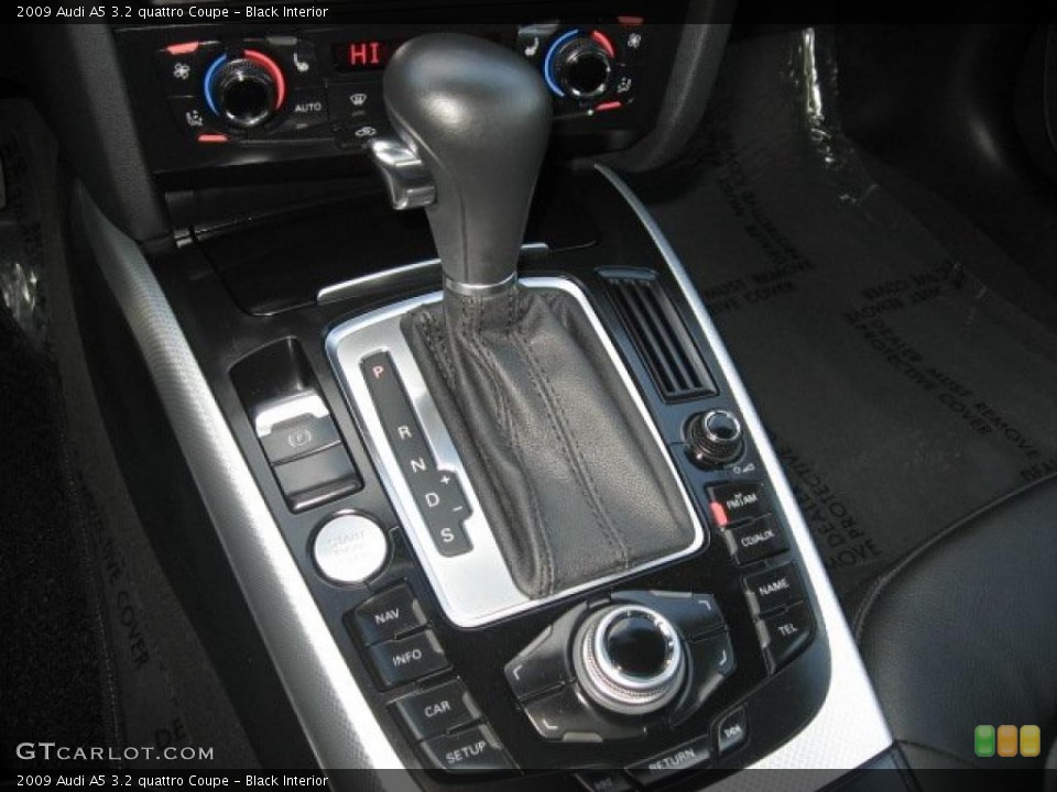 Black Interior Transmission for the 2009 Audi A5 3.2 quattro Coupe #41141339
