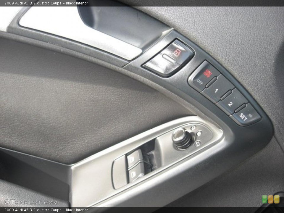 Black Interior Controls for the 2009 Audi A5 3.2 quattro Coupe #41141427