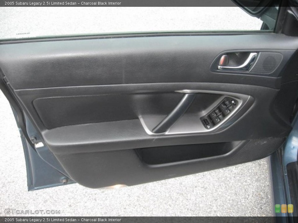 Charcoal Black Interior Door Panel for the 2005 Subaru Legacy 2.5i Limited Sedan #41142119