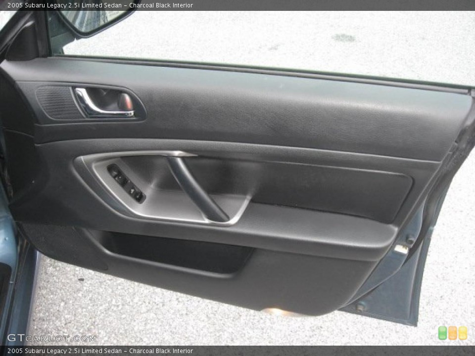 Charcoal Black Interior Door Panel for the 2005 Subaru Legacy 2.5i Limited Sedan #41142135