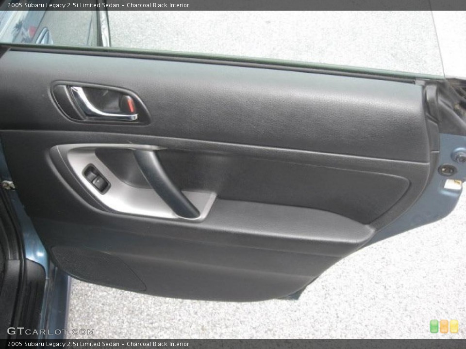 Charcoal Black Interior Door Panel for the 2005 Subaru Legacy 2.5i Limited Sedan #41142155