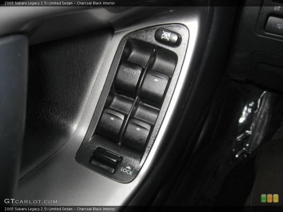 Charcoal Black Interior Controls for the 2005 Subaru Legacy 2.5i Limited Sedan #41142183