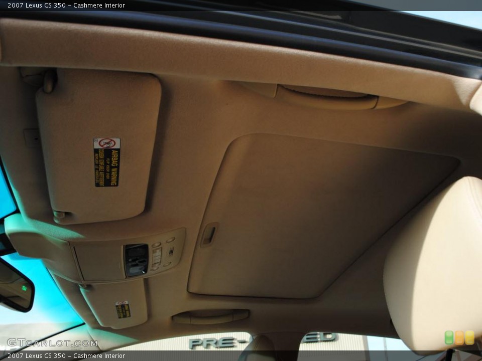Cashmere Interior Sunroof for the 2007 Lexus GS 350 #41143151
