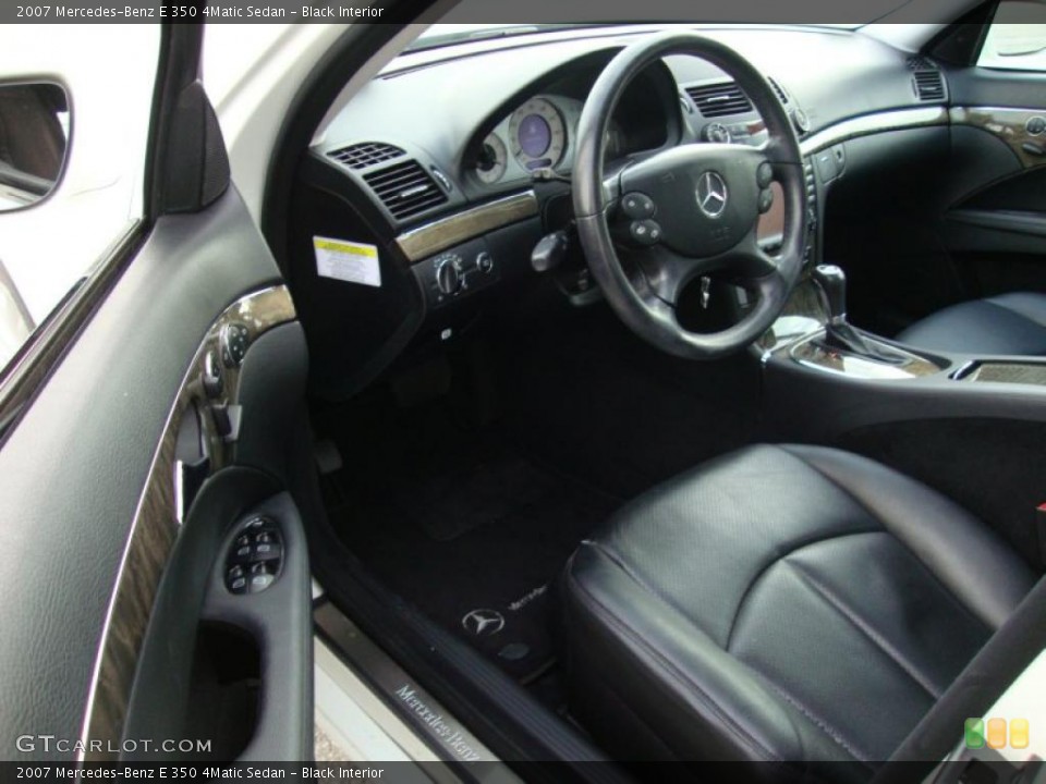 Black Interior Photo for the 2007 Mercedes-Benz E 350 4Matic Sedan #41145211
