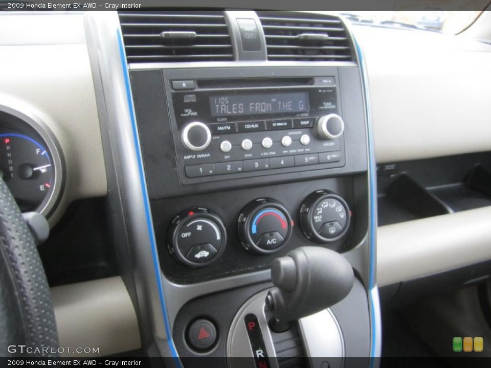 Gray Interior Controls for the 2009 Honda Element EX AWD #41147083