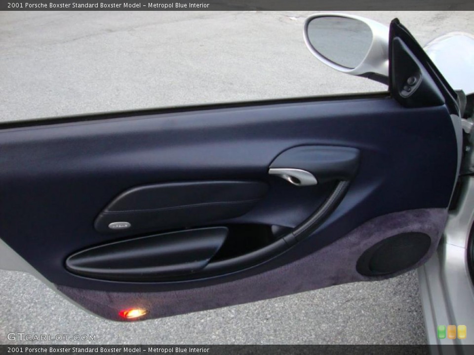 Metropol Blue Interior Door Panel for the 2001 Porsche Boxster  #41147791