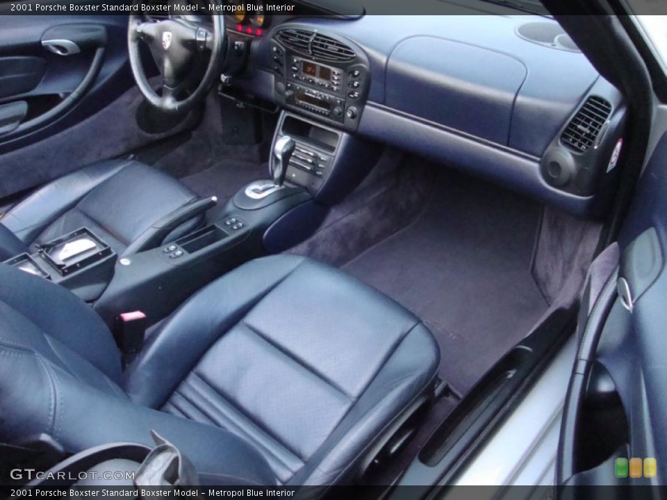Metropol Blue Interior Dashboard for the 2001 Porsche Boxster  #41147851