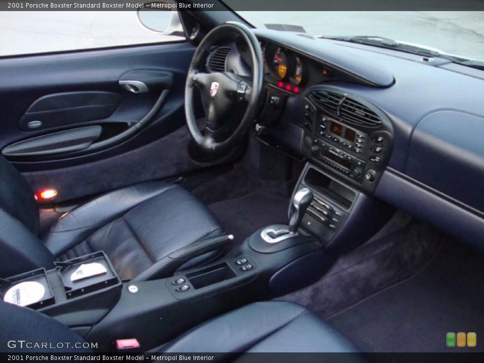 Metropol Blue Interior Photo for the 2001 Porsche Boxster  #41147867