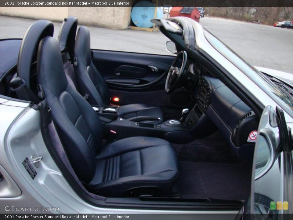 Metropol Blue Interior Photo for the 2001 Porsche Boxster  #41147887