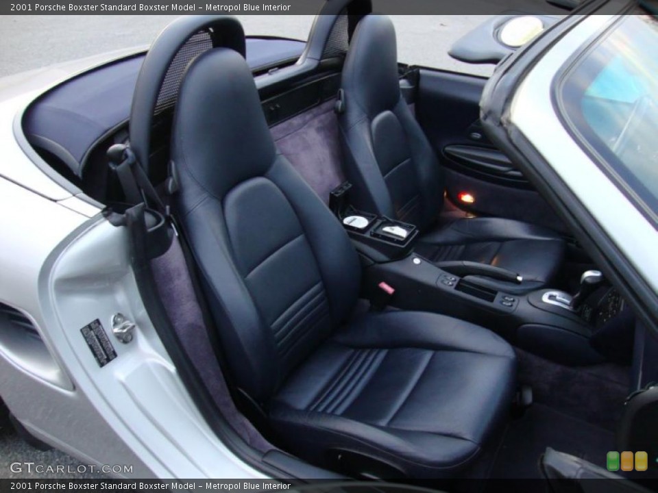 Metropol Blue Interior Photo for the 2001 Porsche Boxster  #41147903