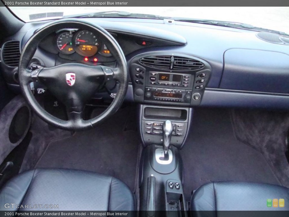 Metropol Blue 2001 Porsche Boxster Interiors
