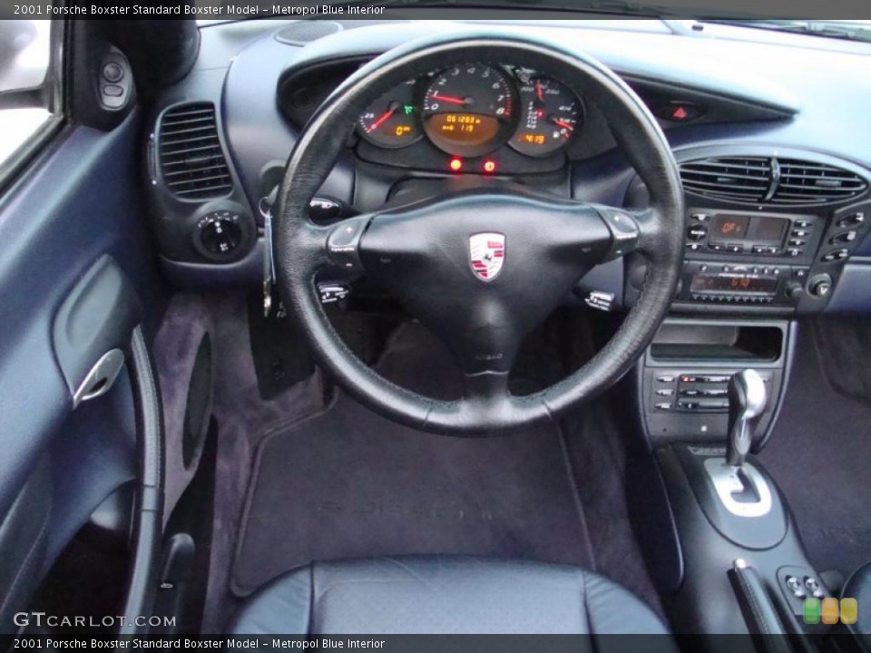 Metropol Blue Interior Dashboard for the 2001 Porsche Boxster  #41148079