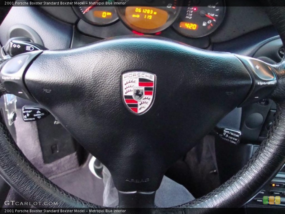 Metropol Blue Interior Controls for the 2001 Porsche Boxster  #41148171