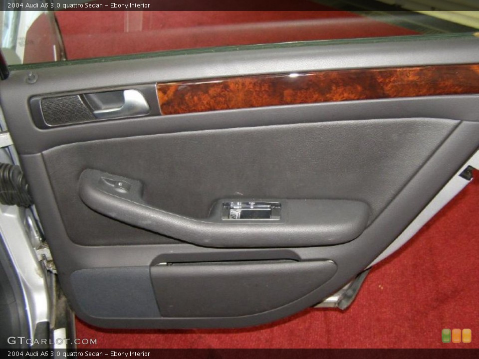 Ebony Interior Door Panel for the 2004 Audi A6 3.0 quattro Sedan #41149527
