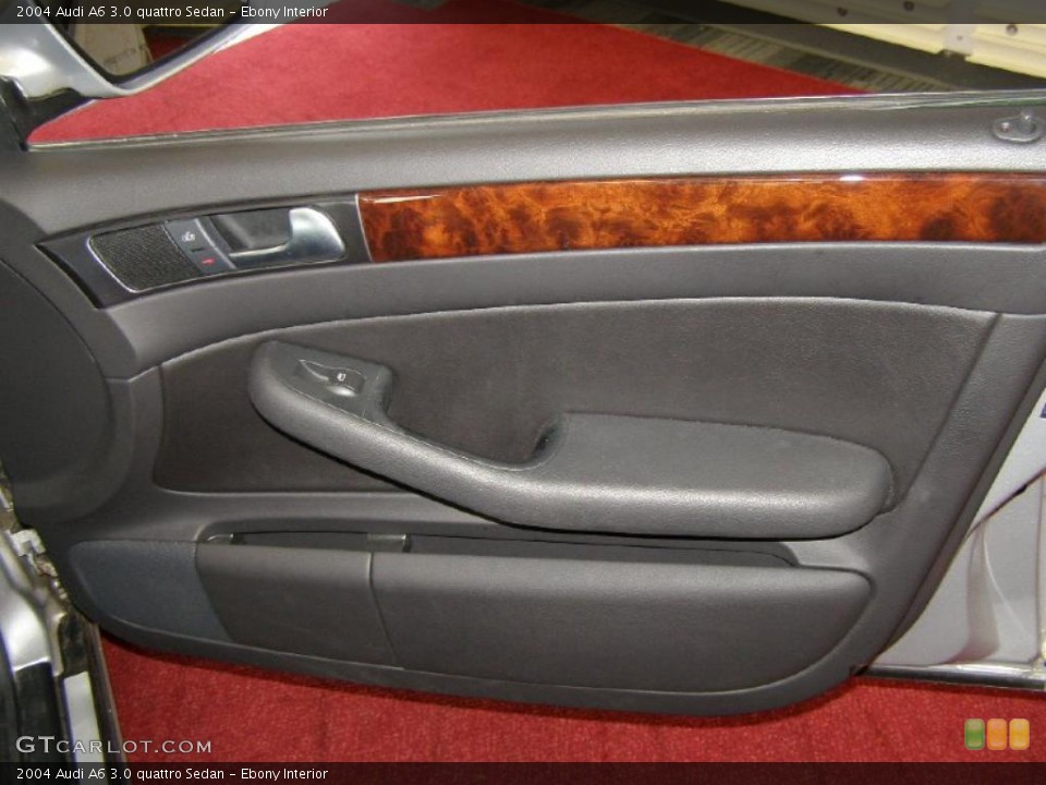 Ebony Interior Door Panel for the 2004 Audi A6 3.0 quattro Sedan #41149559