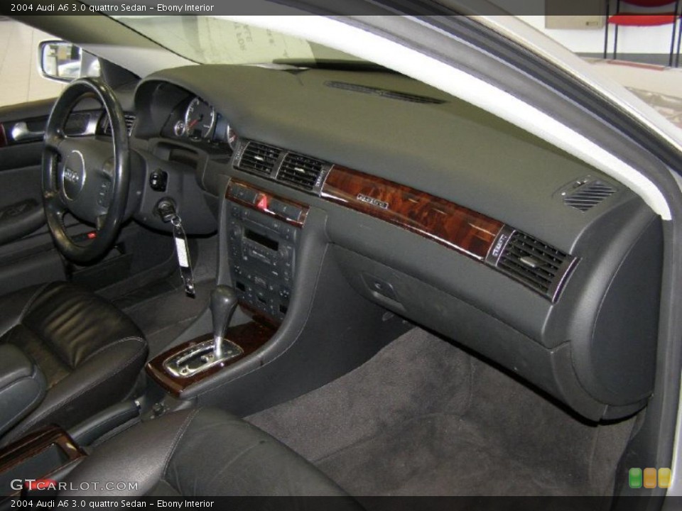 Ebony Interior Dashboard for the 2004 Audi A6 3.0 quattro Sedan #41149575
