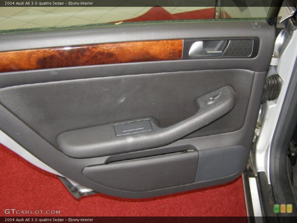 Ebony Interior Door Panel for the 2004 Audi A6 3.0 quattro Sedan #41149607