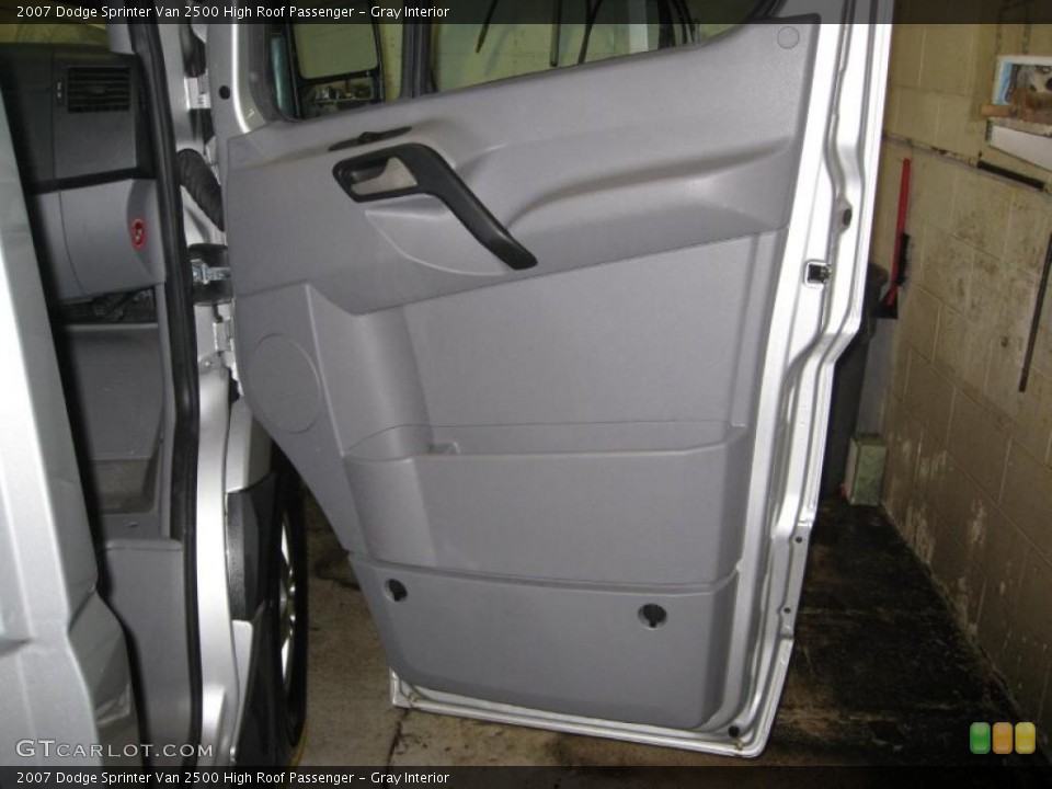 Gray Interior Door Panel for the 2007 Dodge Sprinter Van 2500 High Roof Passenger #41149703