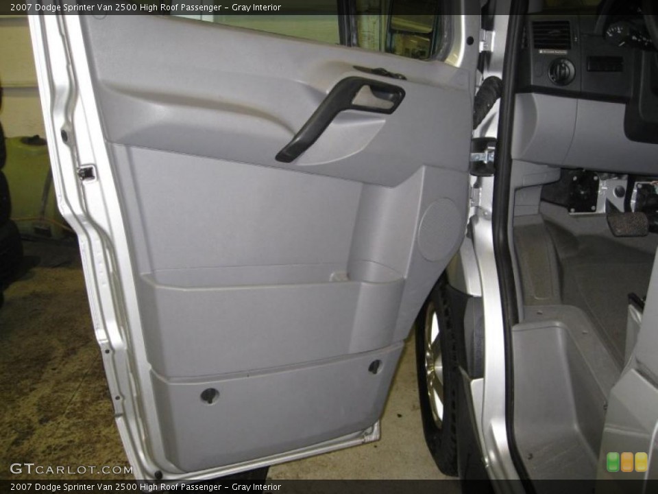 Gray Interior Door Panel for the 2007 Dodge Sprinter Van 2500 High Roof Passenger #41149787