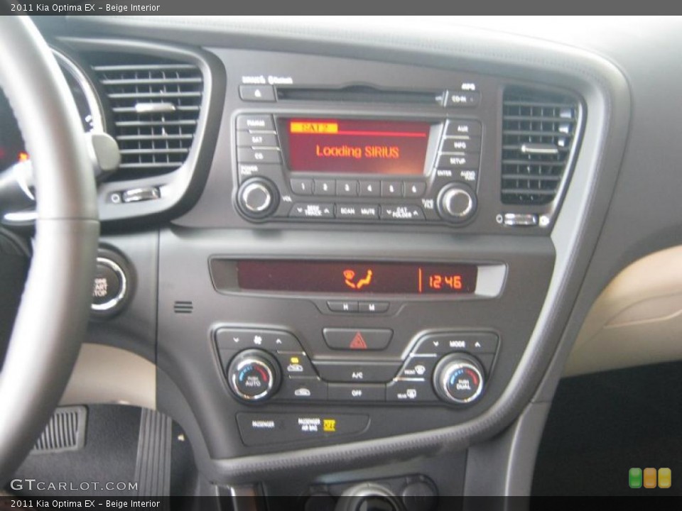 Beige Interior Controls for the 2011 Kia Optima EX #41150396